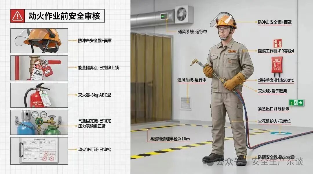 八大作业前安全审核，一图看清！-设备维修管理平台